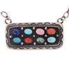 Image 2 : Navajo R. Sam Sterling Silver Multistone Necklace