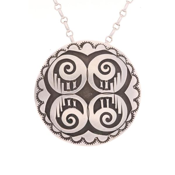 Hopi Sterling Silver Tradition Necklace c. 1960's