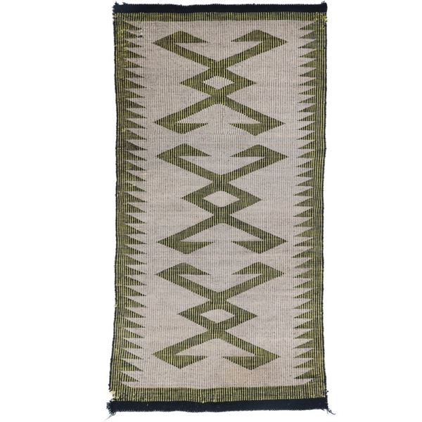 1960s Navajo Water Beetle Regional Red Mesa Rug