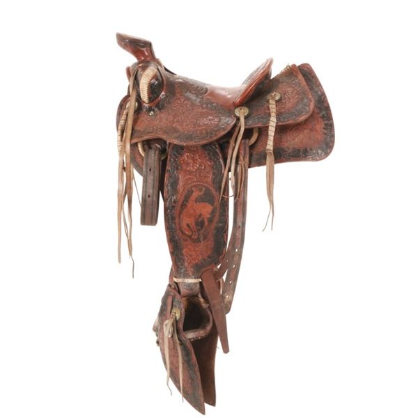 1920-30s Newton Porter Saddle & Harness Co. Saddle