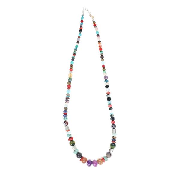 Navajo Tommy & Rose Singer Multi-Stone Necklace