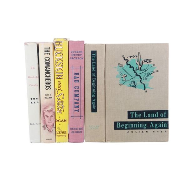 Vintage Western Americana Book Collection (5)