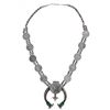 Image 1 : Navajo Liberty Dollar Squash Blossom Necklace