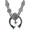 Image 2 : Navajo Liberty Dollar Squash Blossom Necklace