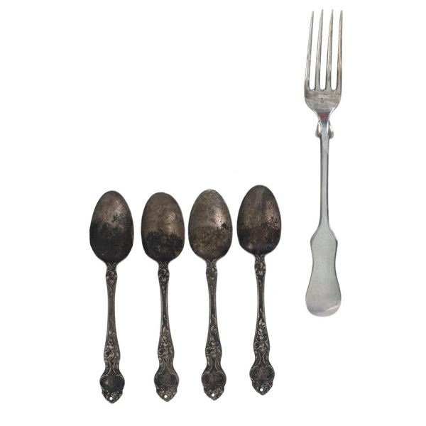 1835 R Wallace & Sons Sterling & Austrian Flatware