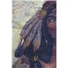 Image 4 : c.1906 Indian Maiden Raphael Beck, Oil on Hide