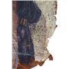 Image 6 : c.1906 Indian Maiden Raphael Beck, Oil on Hide