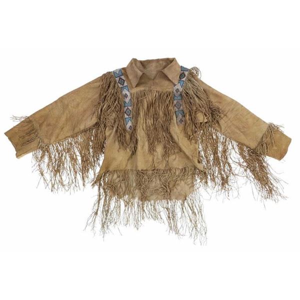 Amazing Comanche Beaded Shirt Late-19th-Cent.