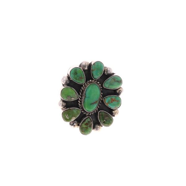 Navajo M. James Sierra Bella Turquoise Ring