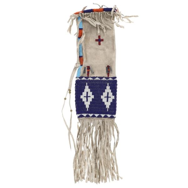 19th-Century Blackfeet Beaded Pipe Bag ex-Montana