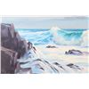Image 2 : Original Signed Paul Krapf Crashing Surf Paintings