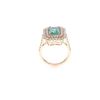 Image 5 : OPULENT 2.49ct Emerald 14k Yellow Gold Ring