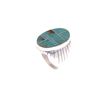 Image 2 : Wilbert Grey (Navajo 20th C.) Cerrillos Heavy Ring