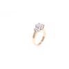 Image 11 : Beautiful VS2 Natural Diamond 18k Yellow Gold Ring