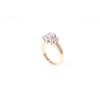 Image 2 : Beautiful VS2 Natural Diamond 18k Yellow Gold Ring