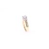 Image 3 : Beautiful VS2 Natural Diamond 18k Yellow Gold Ring