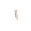 Image 4 : Beautiful VS2 Natural Diamond 18k Yellow Gold Ring