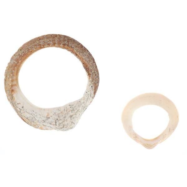 Hohokam/ Anasazi Shell Bracelet Pair c. 900A.D.