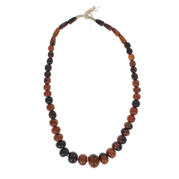EXOTIC Polished Water Buffalo Horn Trade Necklace