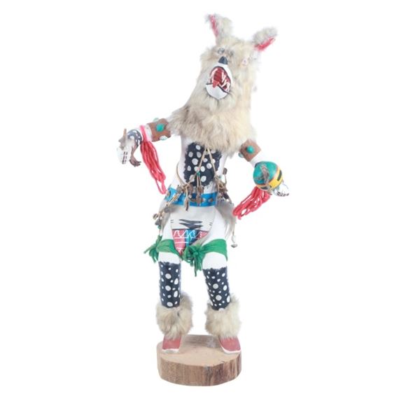Ca. 1950's Hopi "Wolfman or Kweo" Kachina Doll