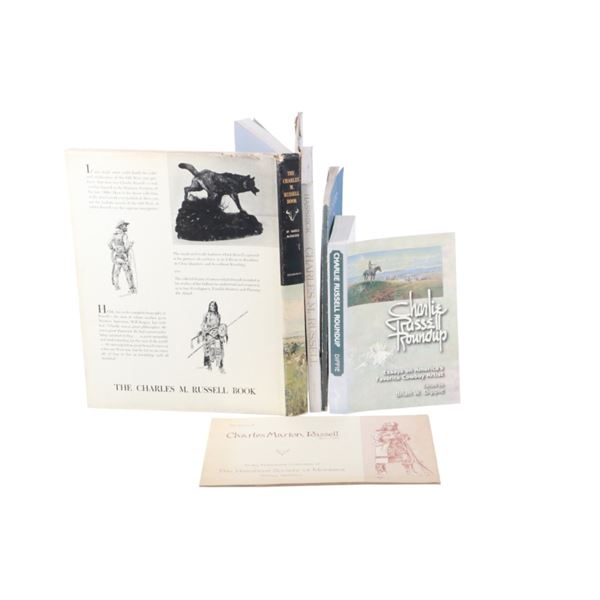 Charles M. Russell Five (5) Book Collection