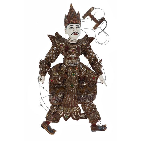 Ca. 18th -19th C. Burmese Marionette "Yoke Thay"