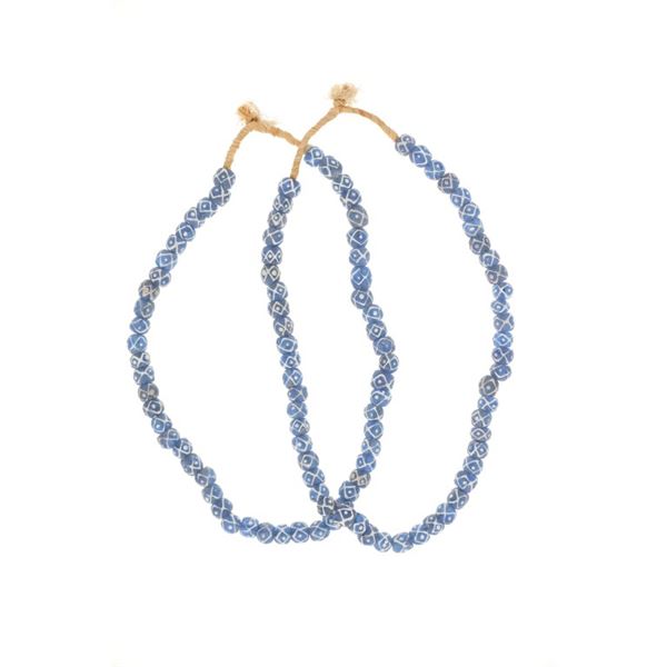 EXOTIC Powdered Glass Rattlesnake Trade Necklaces