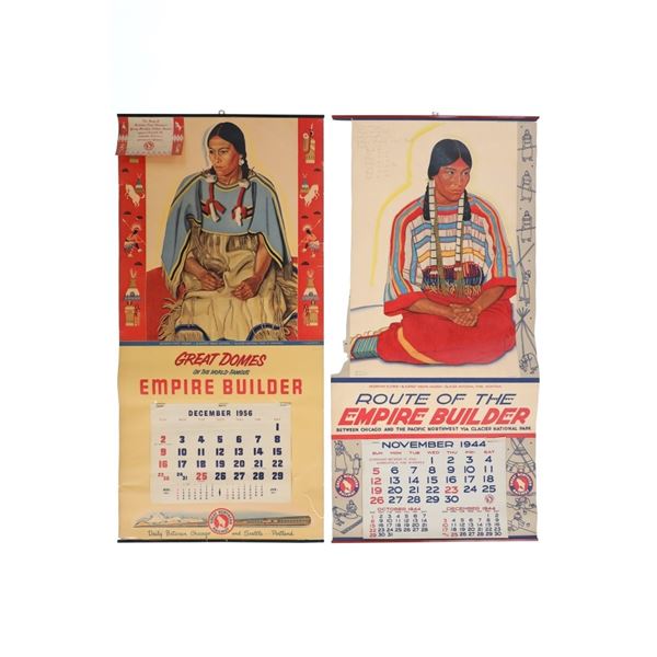 1944 & 1956 Winold Reiss (1886-53) Great Northern