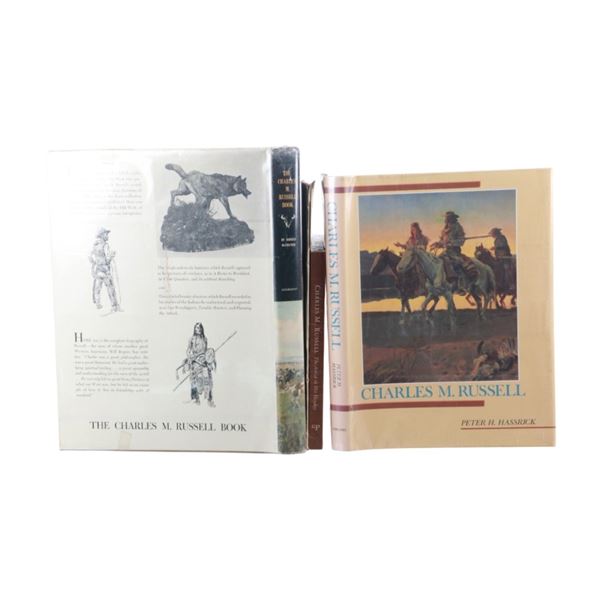 Charles M. Russell Four (4) Book Collection