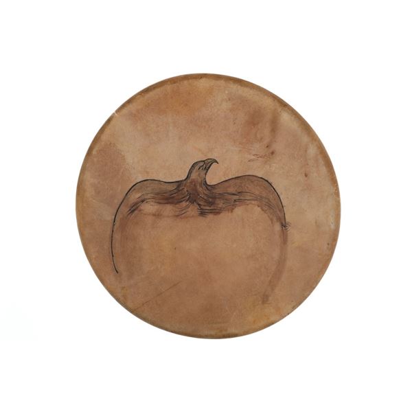 Northern Plains Rawhide Ceremonial Drum