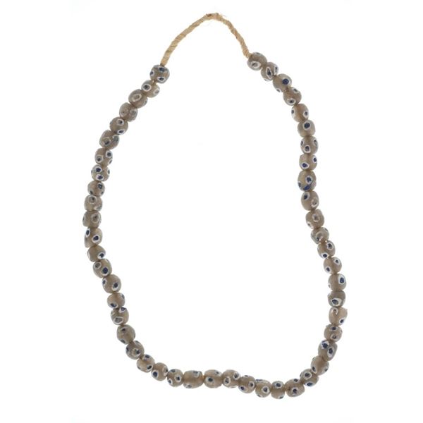 Roman "Eye" Powdered Glass Trade Bead Necklace