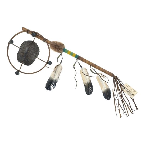 Chippewa Cree Turtle Shell Hoop Dance Stick