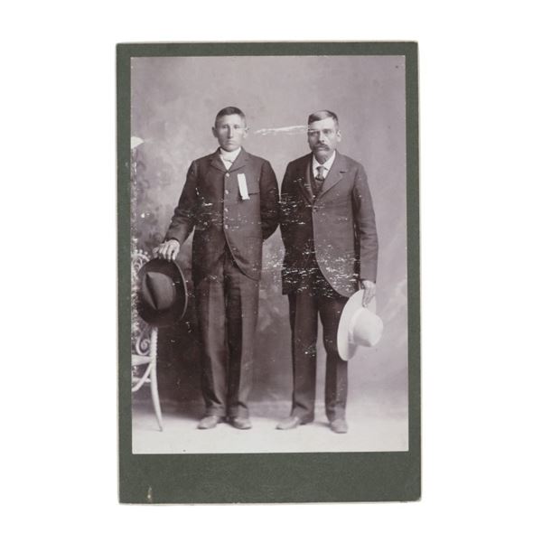 J.Q. Miller Cabinet Card, Cheyenne Agency SD