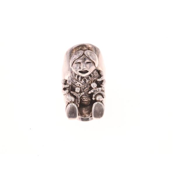 Navajo C.Felley Sterling Silver Storyteller Ring