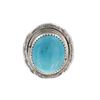 Image 3 : Navajo R. Sam Sterling Silver Turquoise Earrings