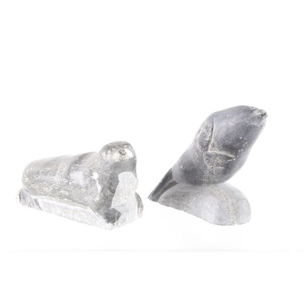 Inuit Carved Steatite Seal Sculptures c. 1900-