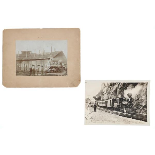 Original Locomotive Cabinet Cards 1880-90s (2)