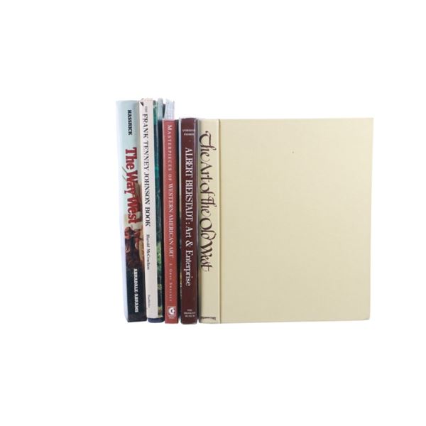 Western Art & Artists Books by Various Authors (5)