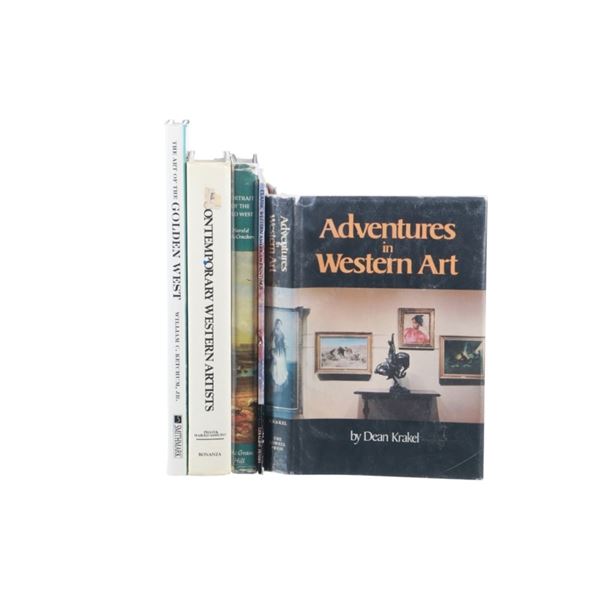 Western Art and Artists Five (5) Book Collection
