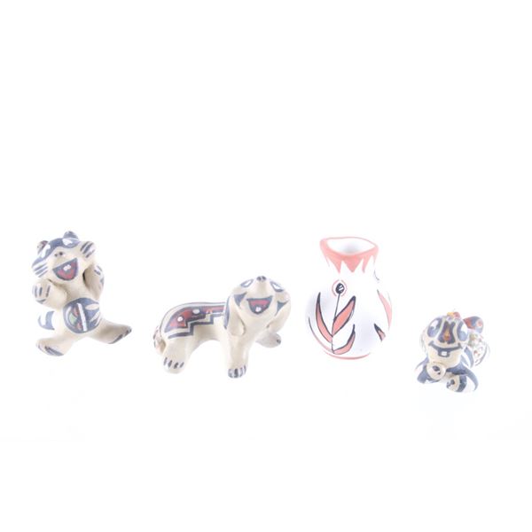 Santa Clara/Isleta Pueblo Acoma Pottery Figurines