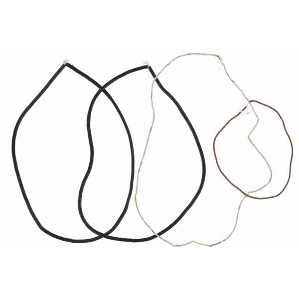 EXOTIC Vinyl, Clay, & Copper Discoidal Necklaces