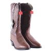 Image 1 : Tony Lama Leather & Bull Hide Boots Made In Mexico