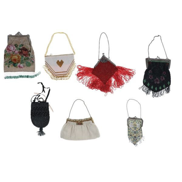 Vintage Beaded or Metal Mesh Purses (7)