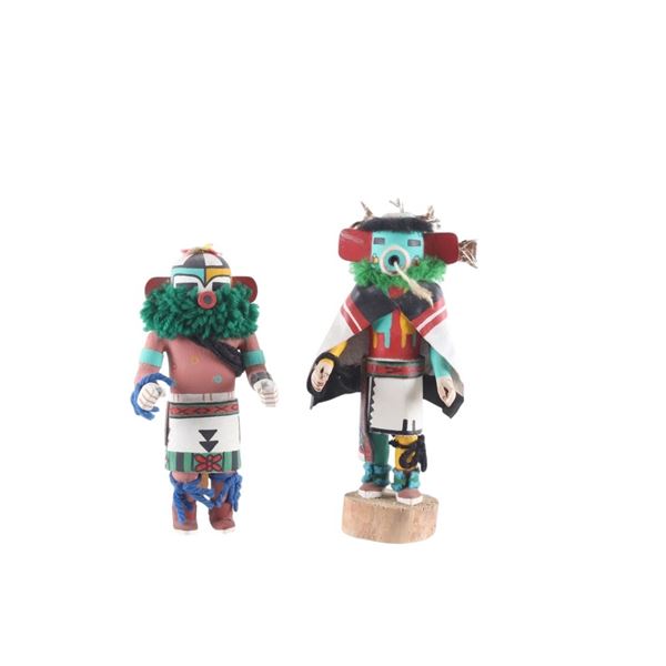 Navajo "Morning Star" Wood Carved Kachinas (2)