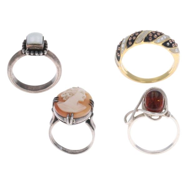 Sterling Silver Multi Stylized Costume Jewelry