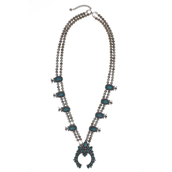 Sancrest Squash Blossom Costume Jewelry Necklace