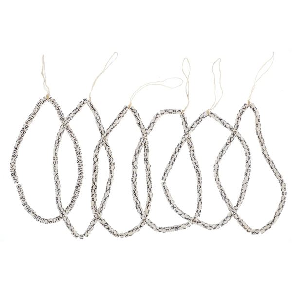 Exotic Mala Bone Bead Necklaces 20th C (6)