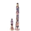 Image 1 : Yellow & Multicolored Face Shalako Kachinas 20th C