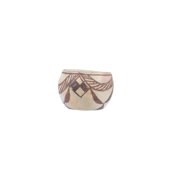 Acoma Polychrome Miniature Pottery Jar c. 1940s