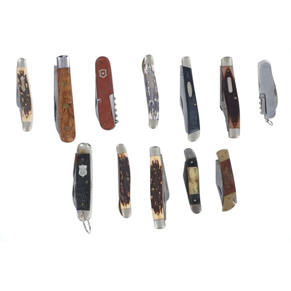 Antique Folding Pocket Knife Collection (12)